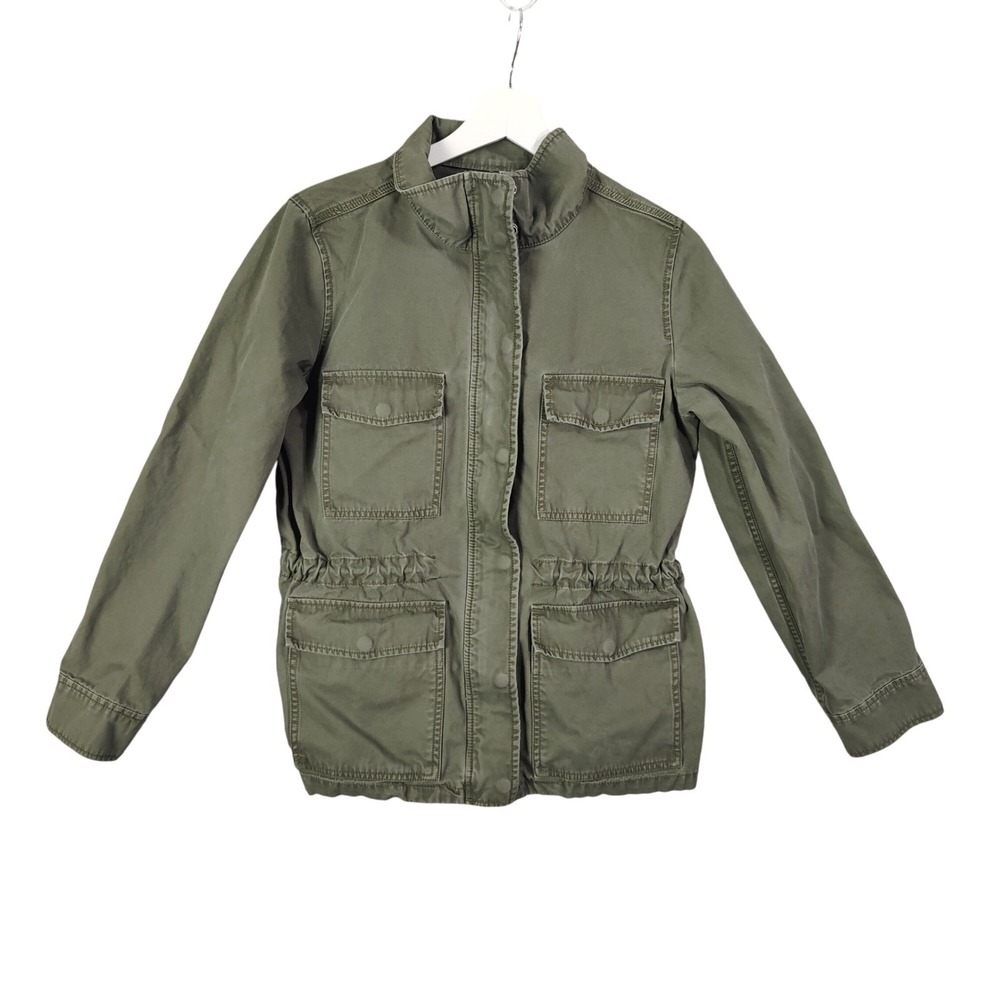 Madewell Womens Utility Gorpcore Military Field Army Jacket S Green Cargo Coat